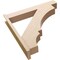 Ekena Millwork 8-in W x 48-in D x 48-in H Balboa Block Rough Cedar Woodgrain TimberThane Outlooker, Primed Tan OUTUR080X48X48BOA44RCPR - alternate 6